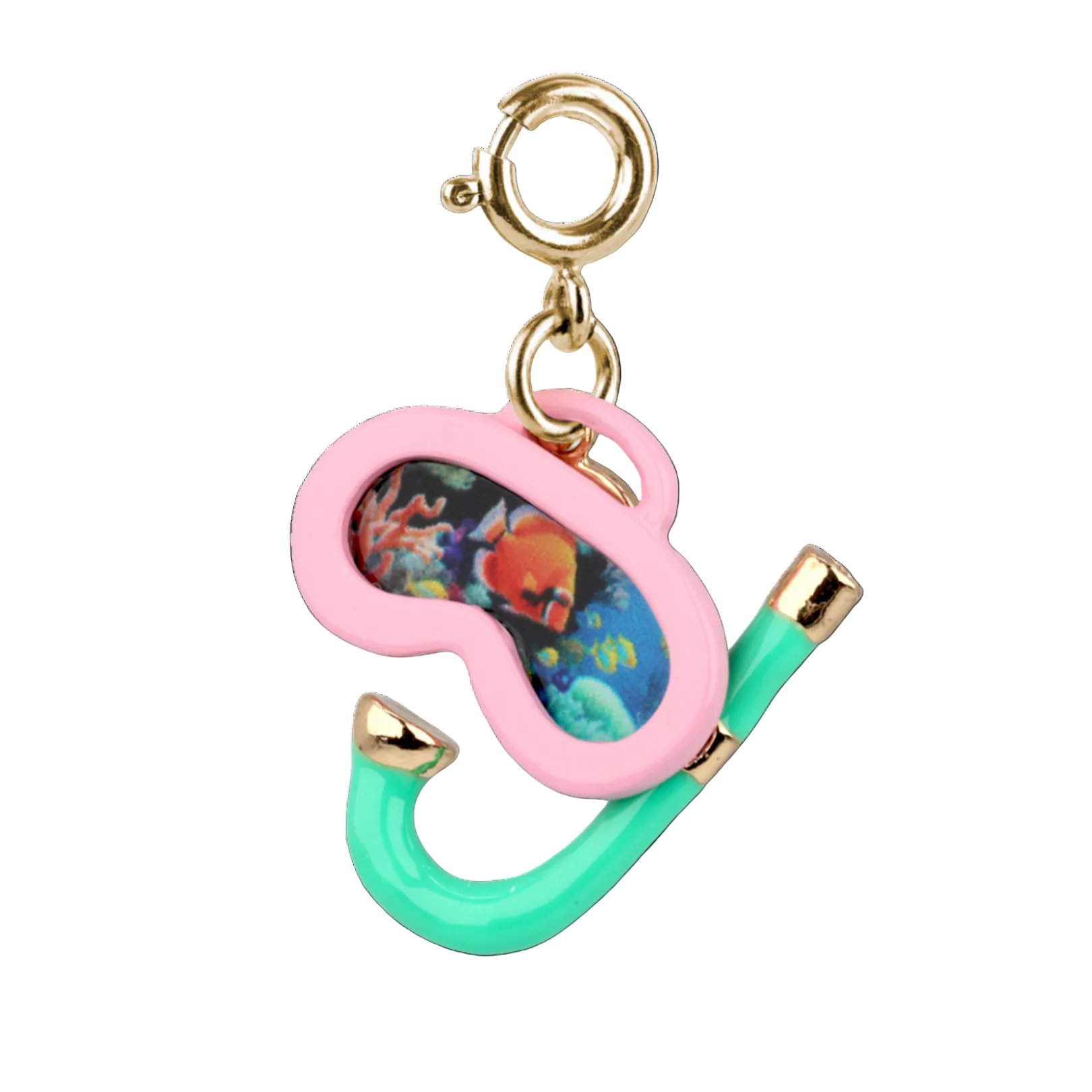 Colorful jewelry charm - snorkle gear