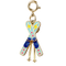 Colorful jewelry charm - skis