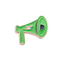 Colorful Stay Rebel Pin - megaphone