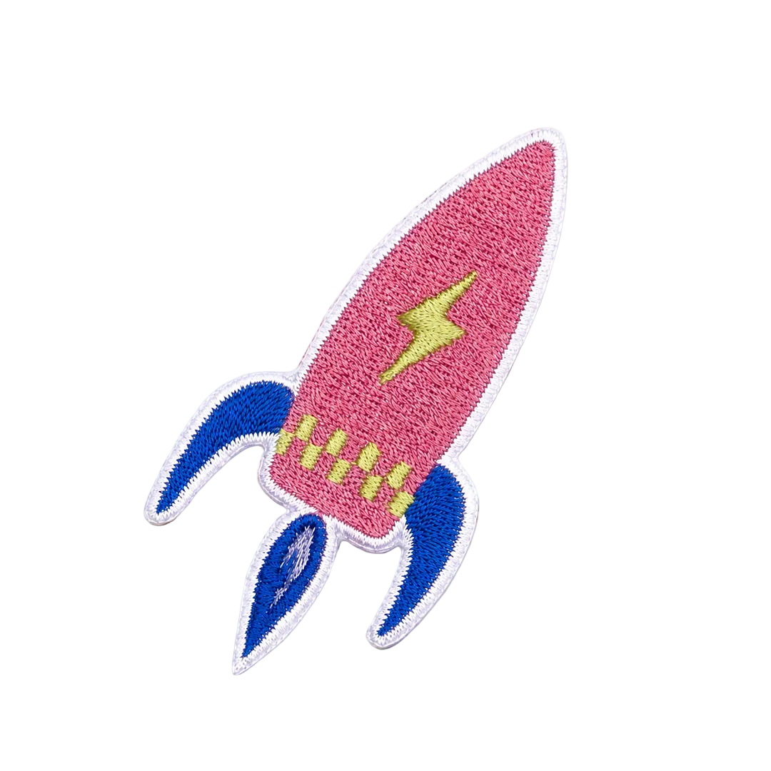 Colorful patches - Rocket Ship 