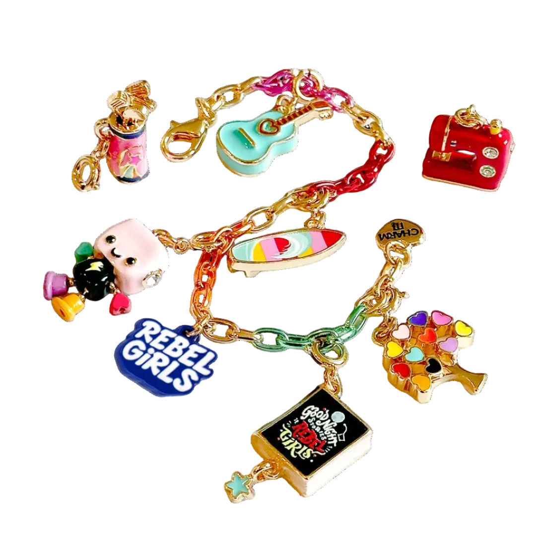 Colorful jewelry charms